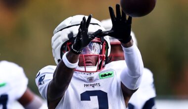 DeMario Douglas competing in crowded group of slot receivers