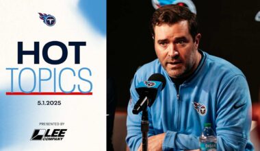 Hot Topics From Titans HC Brian Callahan's Thursday Media Availability