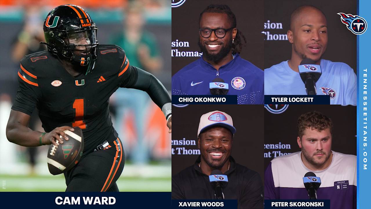 Titans Veterans High on New QB Cam Ward