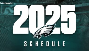 Eagles announce 2025 schedule