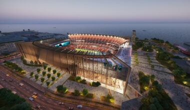 After leak, Browns release image of shelved lakefront stadium renovation plans