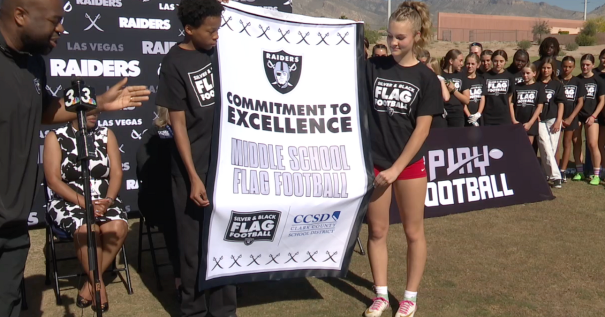 Raiders partner with CCSD to launch middle school flag football