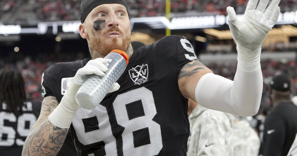 Las Vegas Raiders star Maxx Crosby to open multi-sport facility in Lapeer