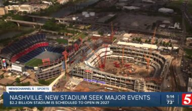 Nashville set for major events with new stadium