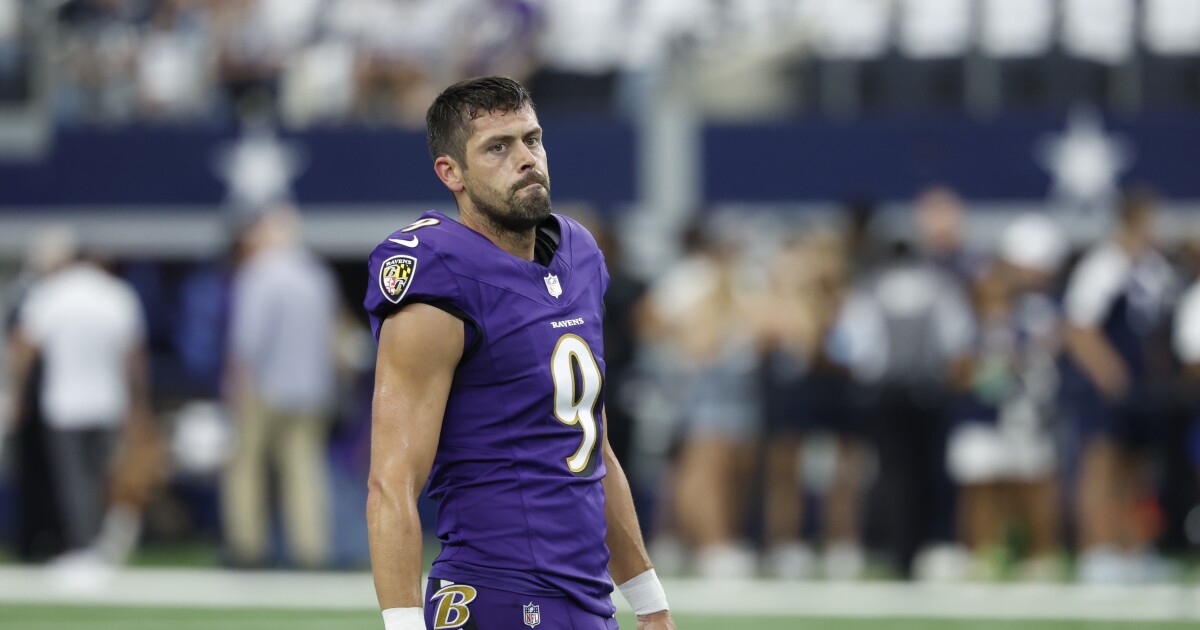 Ravens release kicker Justin Tucker