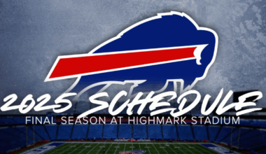 Buffalo Bills 2025 schedule released, includes 5 prime time games