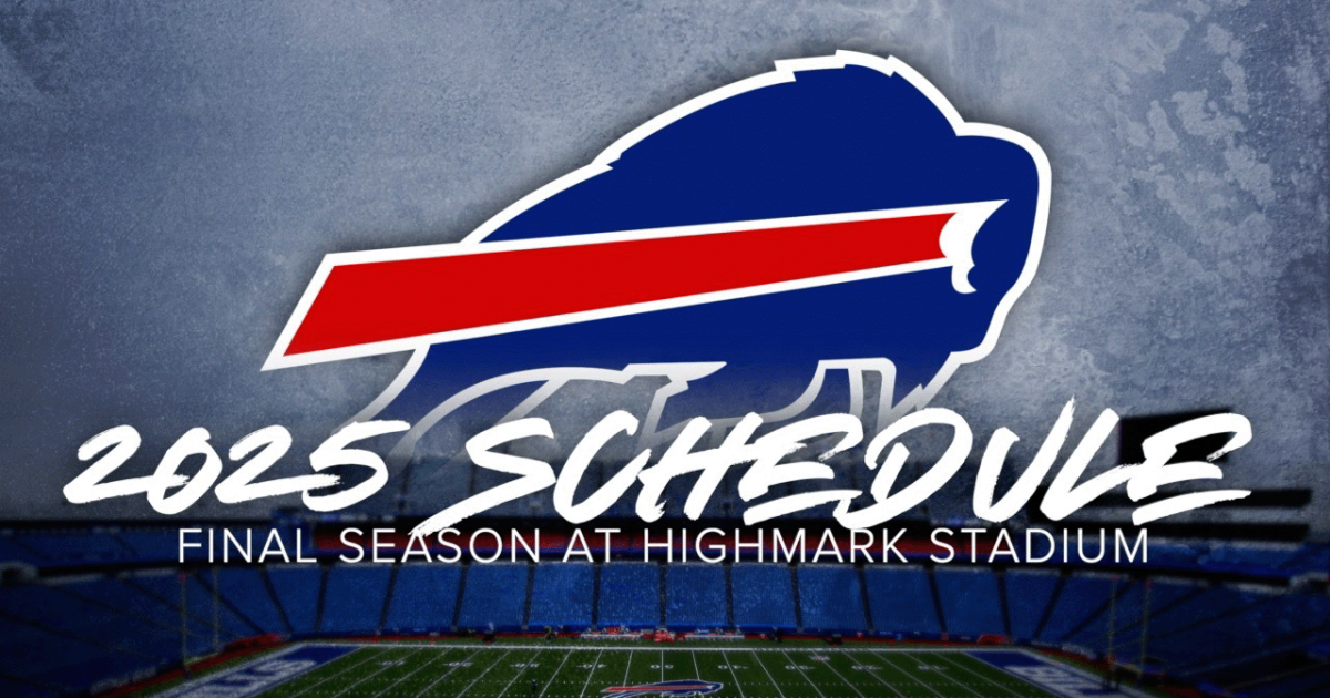 Buffalo Bills 2025 schedule released, includes 5 prime time games