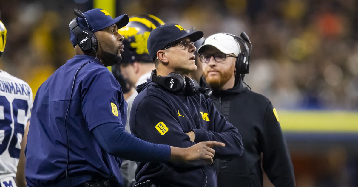 The outcome of Sherrone Moore’s suspension may differ from Jim Harbaugh’s