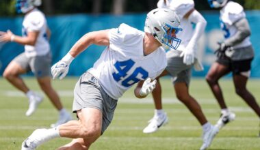 Detroit Lions OTA attendance, injury report: Jack Campbell limited with hip
