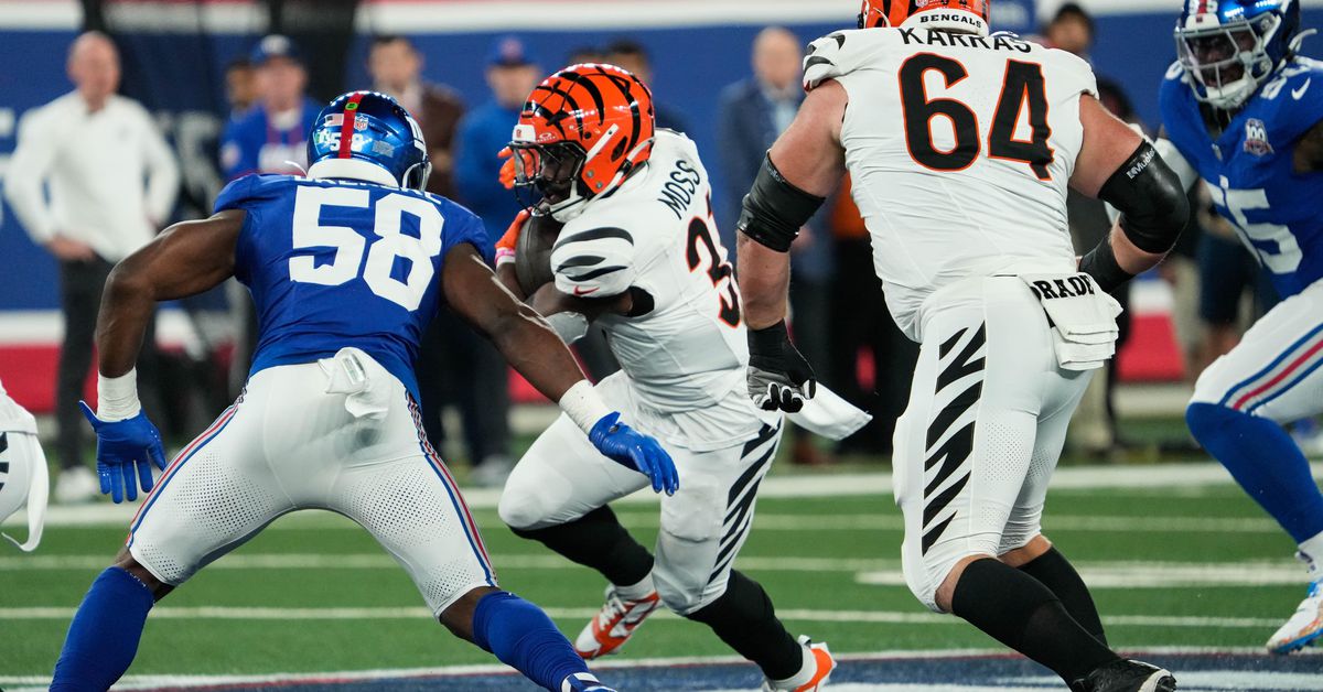 Zack Moss’ restructured contract details with Cincinnati Bengals