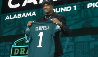 Eagles News: “Jihaad Campbell’s skill set is much more suited to off-ball linebacker than on the edge”