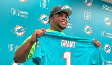 Miami Dolphins release jersey numbers for rookies from 2025 NFL Draft