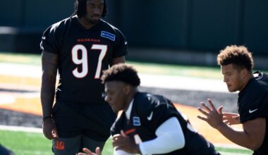 Shemar Stewart and Demetrius Knight Jr. waiting on contracts before taking part in Bengals OTAs
