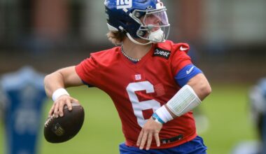 Jaxson Dart signs contract with New York Giants