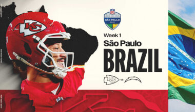 Kansas City Chiefs to Take on Los Angeles Chargers in São Paulo for NFL’s Week 1 Friday Night Brazil Game