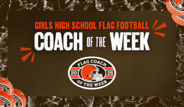 Browns honor 10 girls high school flag football 'Coach of the Week' winners