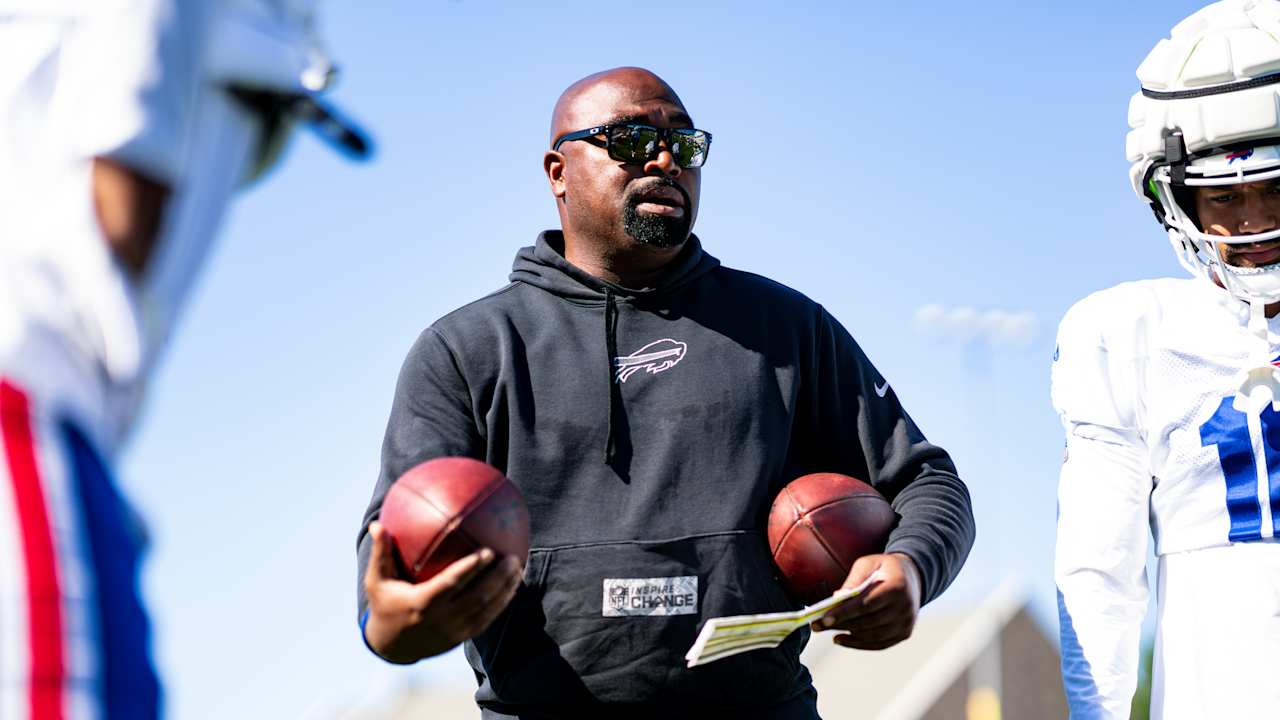 How ‘human encyclopedia’ Adam Henry’s pursuit of doctorate degree translates to his role as Bills WR coach 