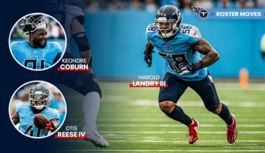 Titans Release OLB Harold Landry, Retain LB Otis Reese IV and DL Keondre Coburn on One-Year Deals