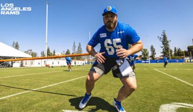 Rams center Coleman Shelton’s offseason pilates keeps him healthy and nimble by exercising ‘the muscles that help the bigger muscles work’