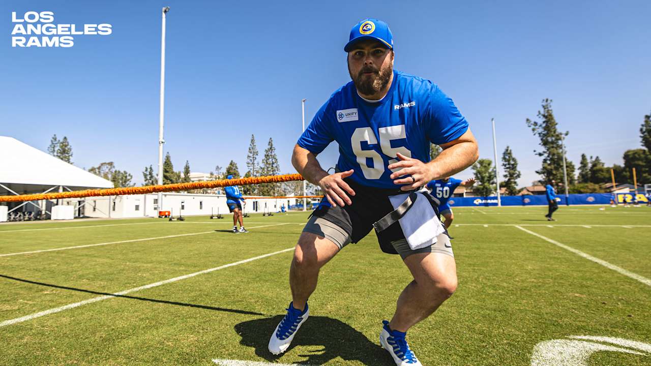 Rams center Coleman Shelton’s offseason pilates keeps him healthy and nimble by exercising ‘the muscles that help the bigger muscles work’