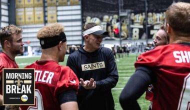 Saints kick off 2025 OTAs at the Ochsner Sports Performance Center
