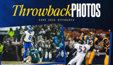 THROWBACK PHOTOS: Rams historic matchups against 2025 opponents