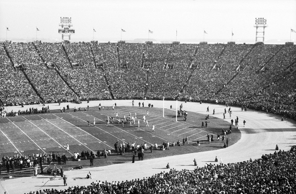 Philadelphia Municipal Stadium was famed for its classic horseshoe shape