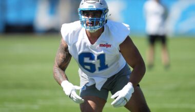 1st Egyptian drafted into the NFL, Ahmed Hassanein, takes part in Detroit Lions minicamp