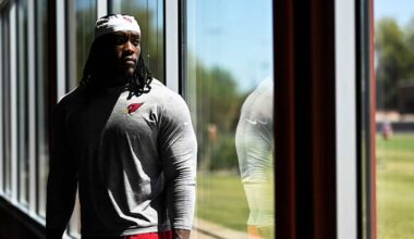 Cardinals DL Darius Robinson has added significant muscle in offseason as he goes into Year 2