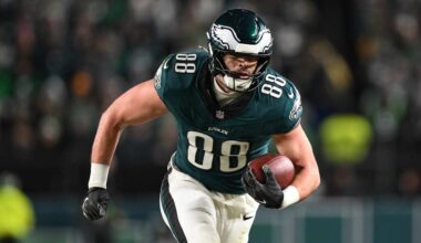 Uncertainty with TE Dallas Goedert 'doesn’t affect us' in draft