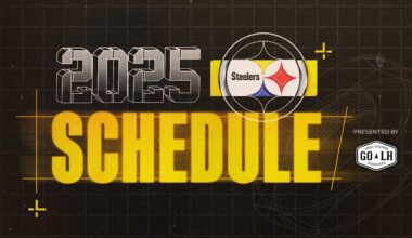 Steelers release 2025 schedule