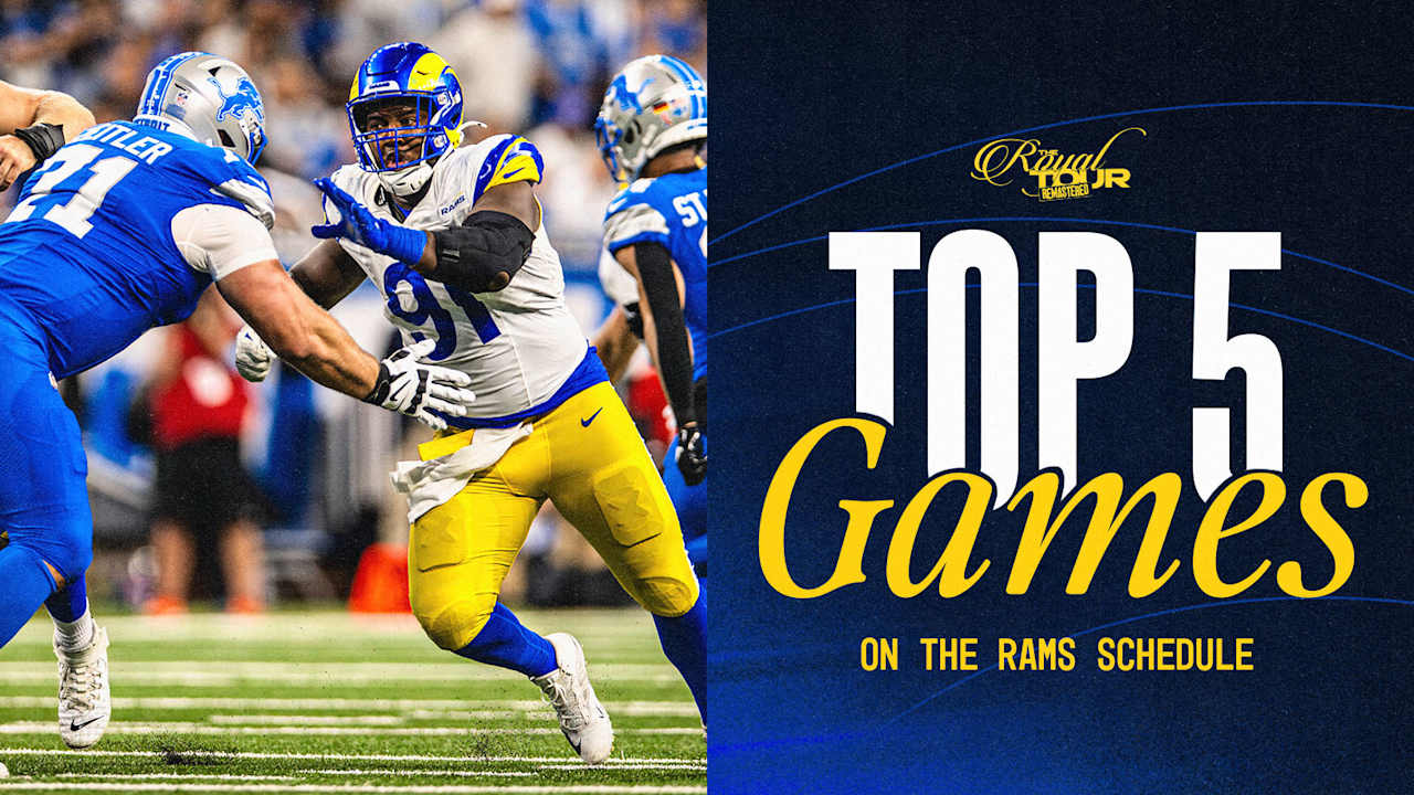 Top 5 games on Rams' 2025 schedule