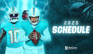Miami Dolphins announce 2025 schedule presented by BizCare Benefits