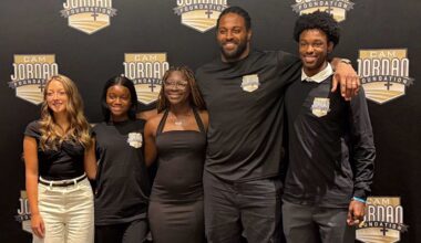 Cam Jordan Foundation celebrates inaugural Legacy Scholarship recipients at Ochsner Sports Performance Center