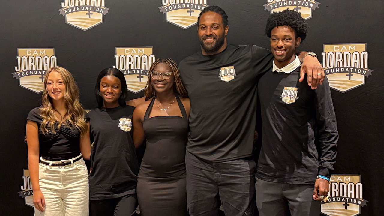 Cam Jordan Foundation celebrates inaugural Legacy Scholarship recipients at Ochsner Sports Performance Center