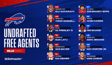 Meet the Buffalo Bills 2025 Undrafted Free Agents