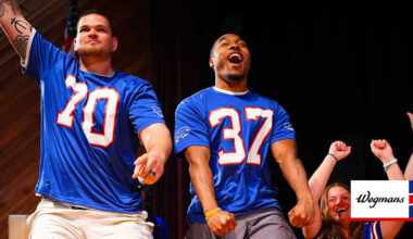 In the Community | Buffalo Bills Huddle for Hunger visit to Orchard Park High School