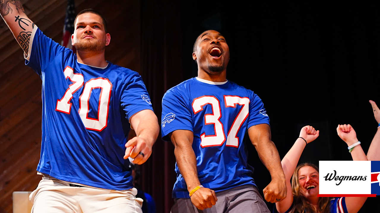 In the Community | Buffalo Bills Huddle for Hunger visit to Orchard Park High School