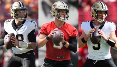 Saints not currently worried about adding veteran to young QB room