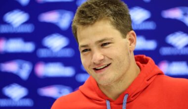 Drake Maye Shares His Thoughts on the Patriots Offseason, Coach Vrabel, and Working with Offensive Coordinator Josh McDaniels