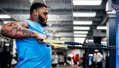 How – and Why – Titans Tackle JC Latham Lost 33 Pounds This Offseason While Switching Sides on the Offensive Line