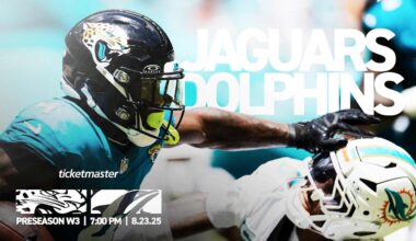 Jaguars Finalize 2025 Preseason Schedule