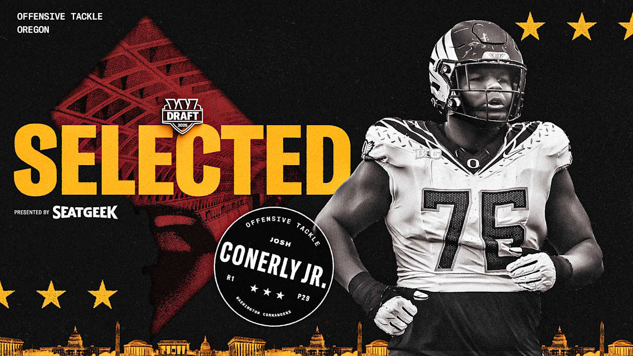 Commanders draft Josh Conerly Jr. with No. 29 overall pick