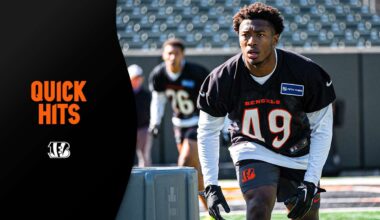 Bengals Rookie LBs Find The Man With The Golden Defense