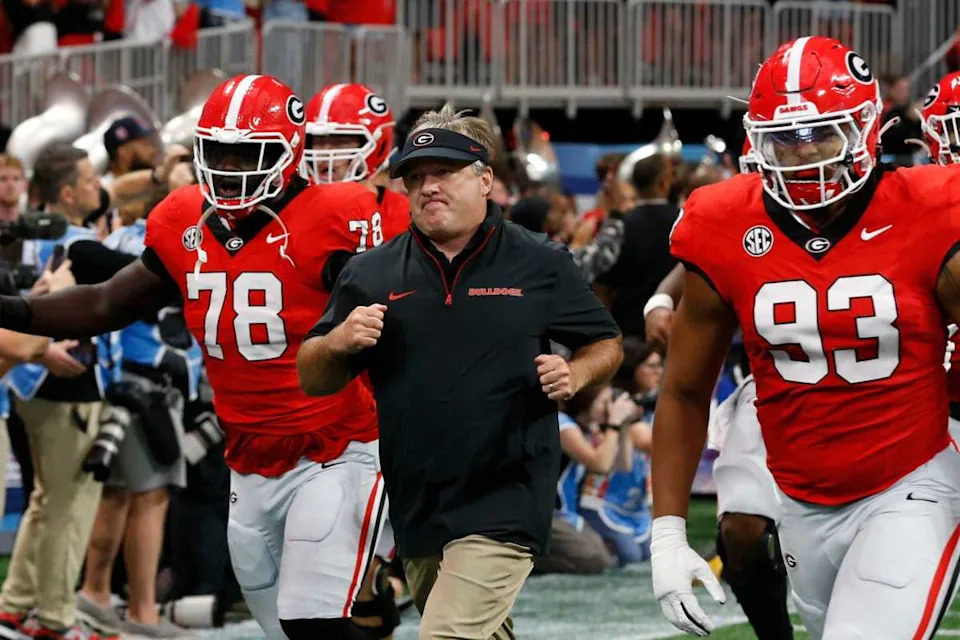 Georgia Bulldogs football head coach Kirby Smart© Joshua L. Jones / USA TODAY NETWORK via Imagn Images