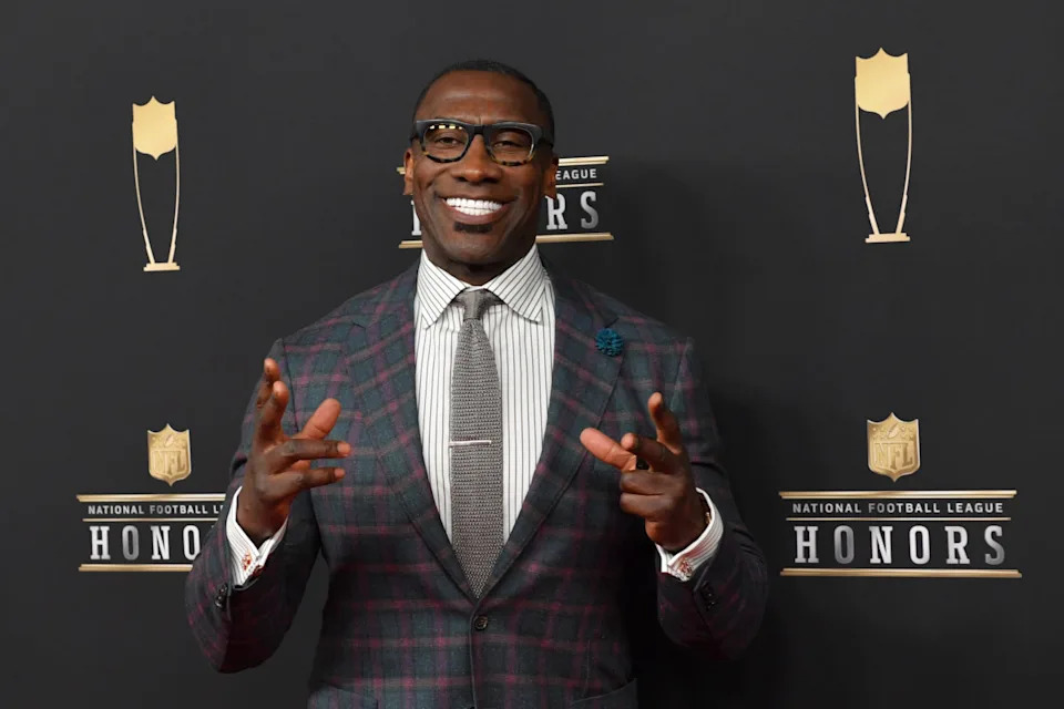 Feb 2, 2019; Atlanta, GA, USA; Shannon Sharpe during red carpet arrivals for the NFL Honors show at the Fox Theatre. Mandatory Credit: Dale Zanine-Imagn Images© Dale Zanine-Imagn Images