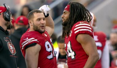 49ers linebackers and D-line fall in latest PFF rankings