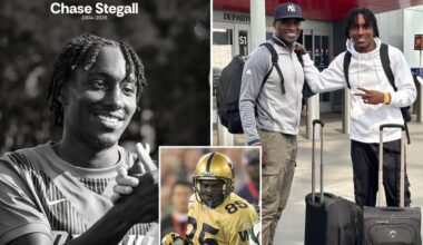 College soccer player Chase Stegall, son of NFL receiver Milton Stegall, dead at 20