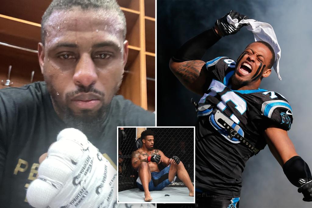 Troubled ex-NFL star-turned-UFC fighter Greg Hardy arrested for allegedly assaulting family member