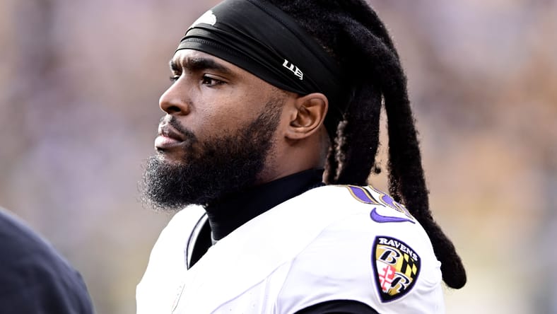 Ravens wide receiver Diontae Johnson